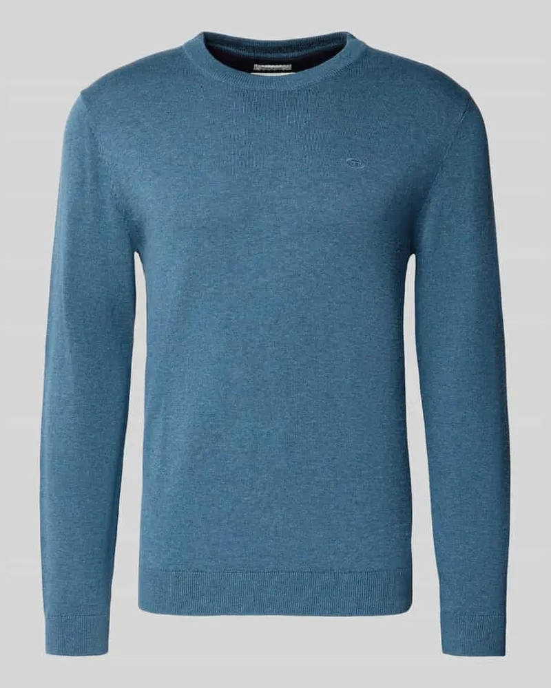 Tom Tailor Regular Fit Strickpullover aus reiner Baumwolle 