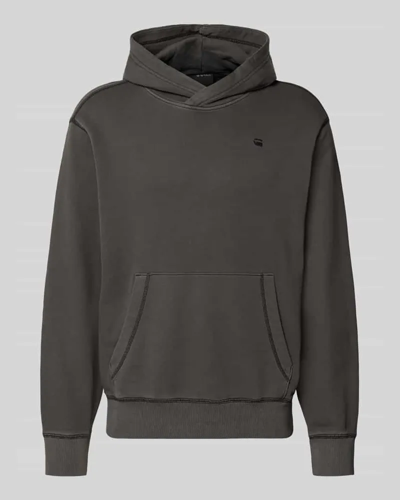 G-STAR RAW Regular Fit Hoodie aus reiner Baumwolle Black
