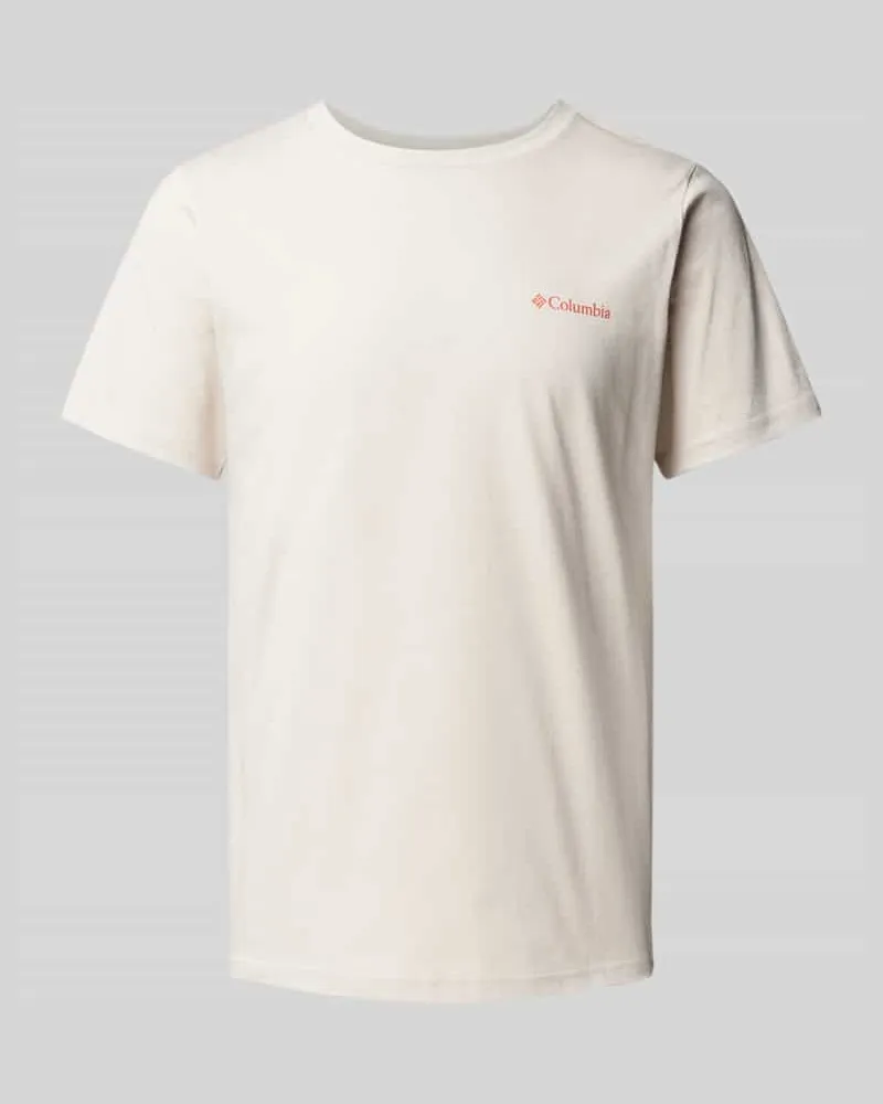 Columbia Sportswear Company T-Shirt mit Label-Print Sand