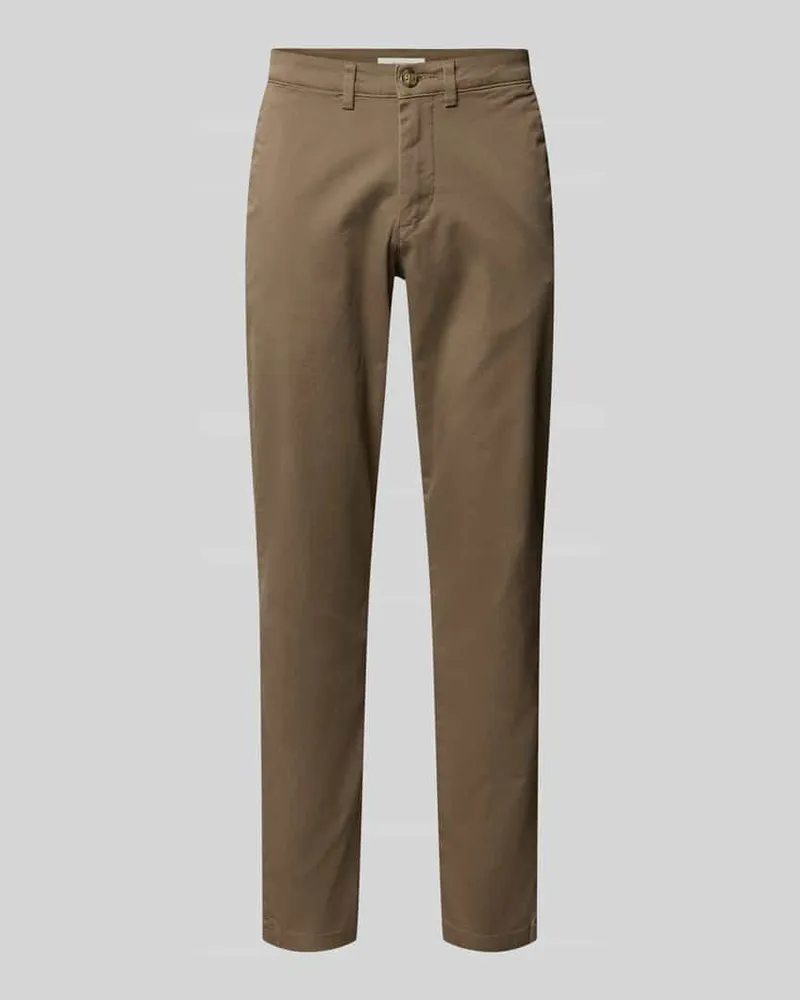 Selected Homme Slim Fit Chino aus Baumwoll-Mix Modell 'MILES Camel