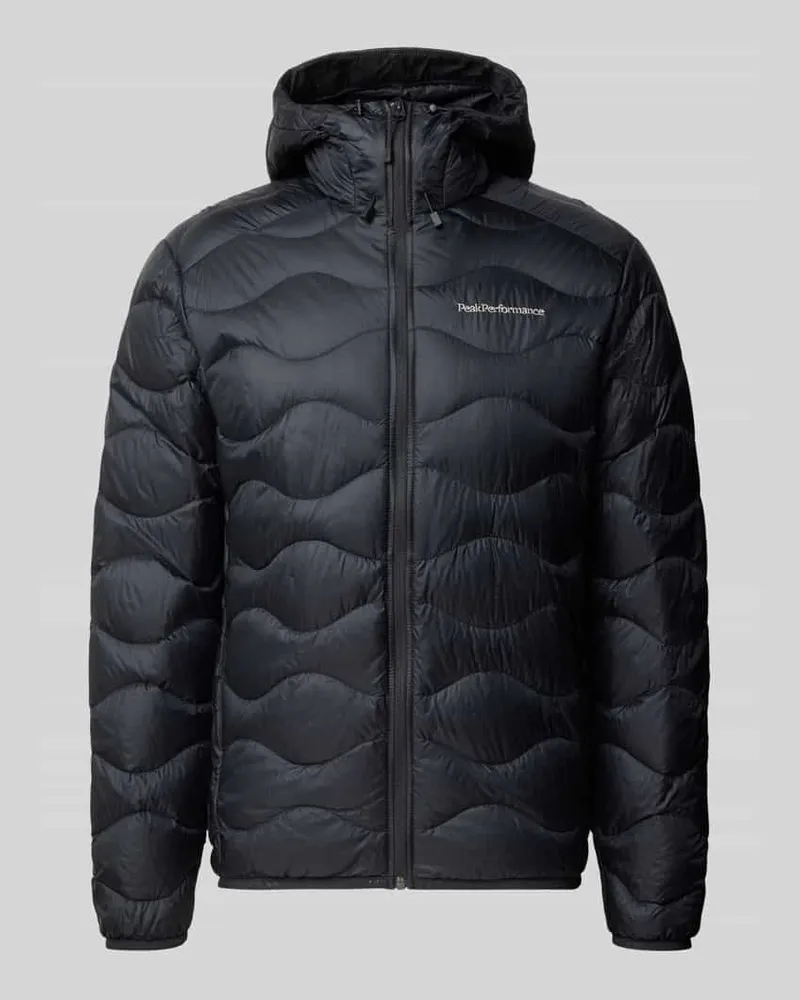 Peak Performance Regular Fit Steppjacke mit Label-Stitching Modell 'Helium Black