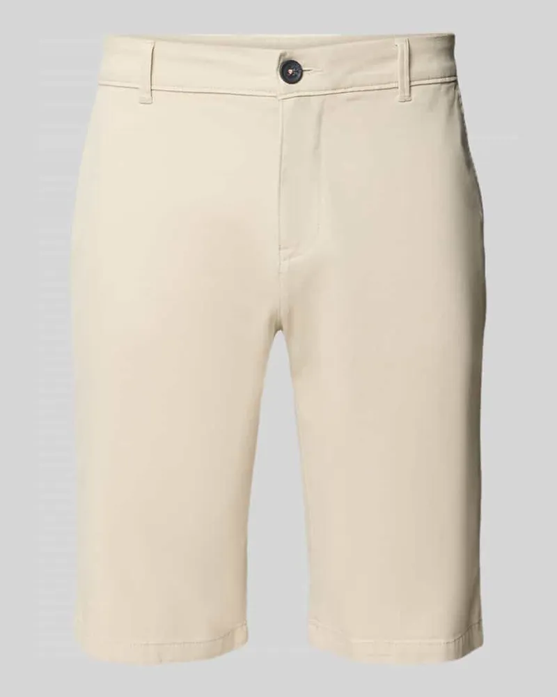 Tom Tailor Slim Fit Chinoshorts aus Baumwoll-Mix 
