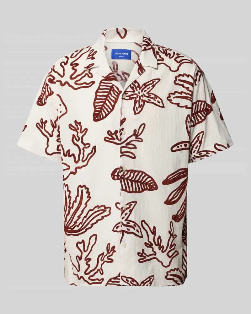 Jack & Jones Regular Fit Freizeithemd mit Resortkragen Modell 'LUKE 