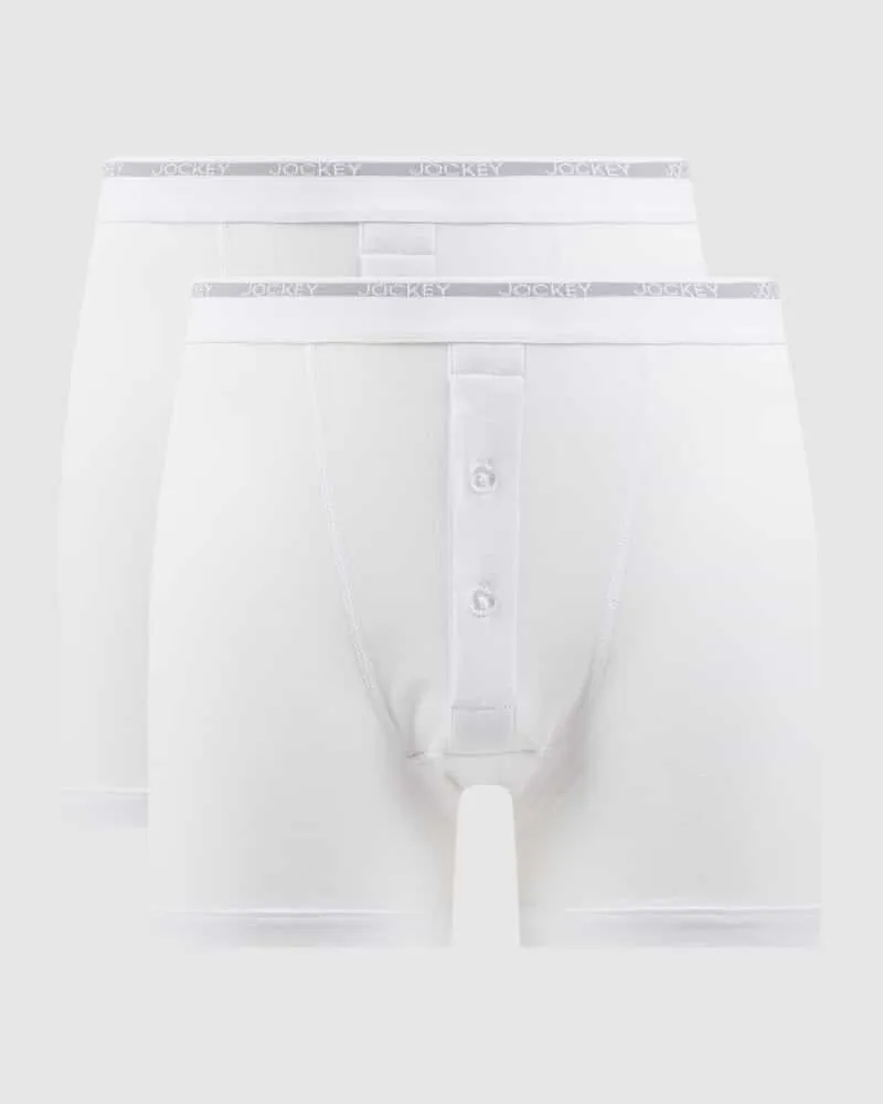 Jockey Trunks aus Baumwolle im 2er-Pack 