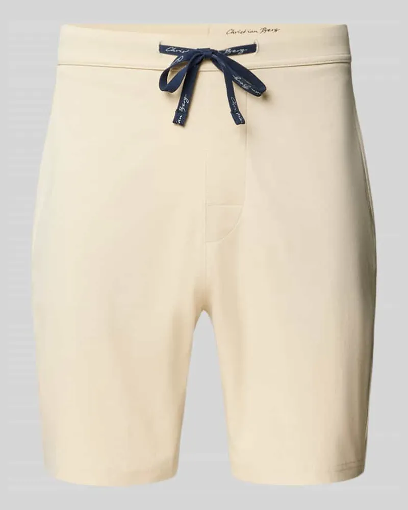 Christian Berg Regular Fit Sweatshorts mit Tunnelzug 