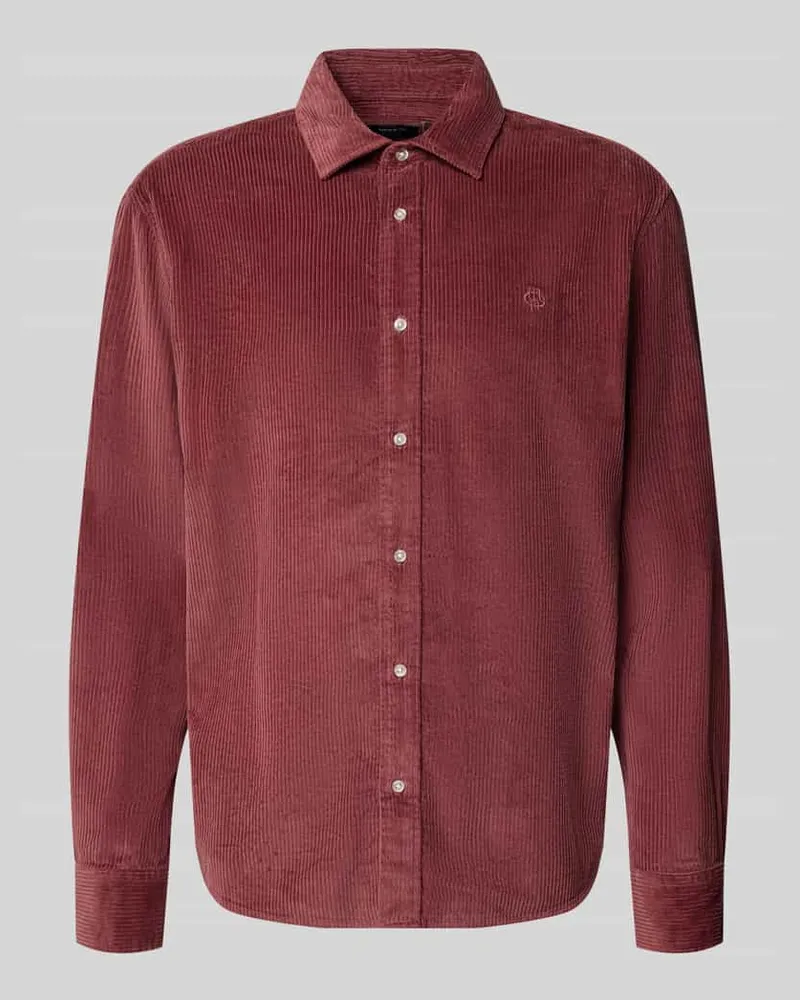 McNeal Regular Fit Freizeithemd mit Label-Stitching Metallic