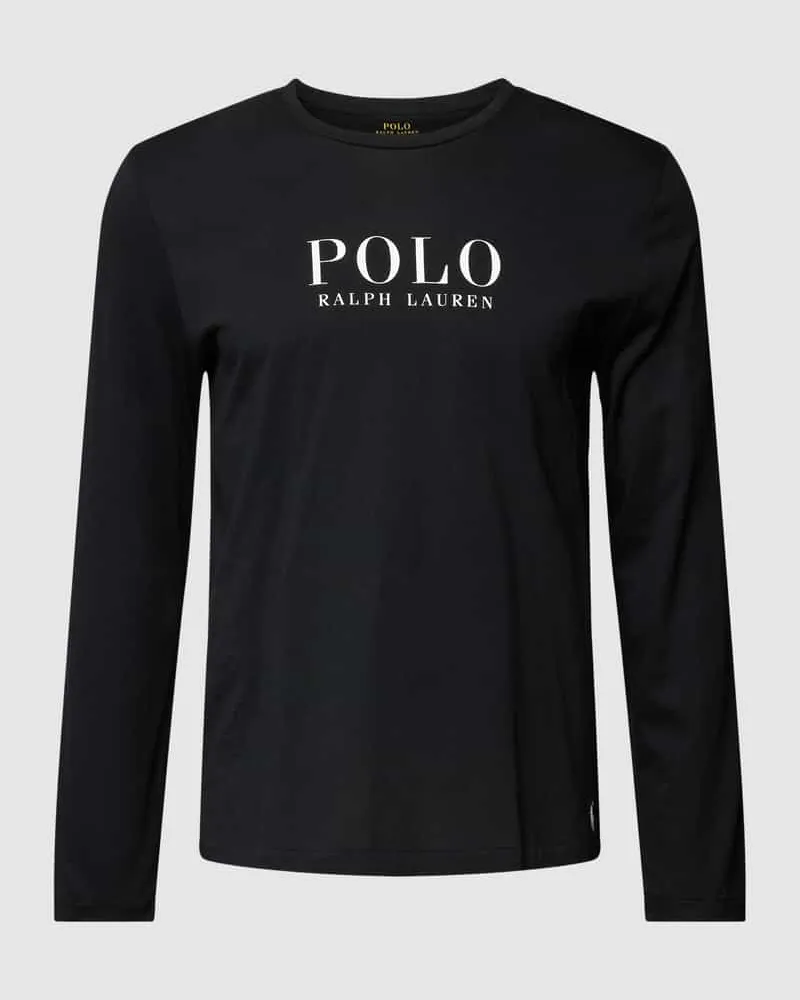 Ralph Lauren Longsleeve mit Label-Print Black