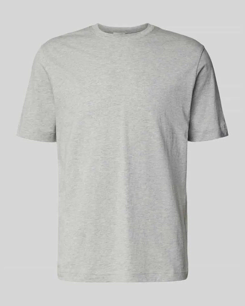 Drykorn T-Shirt mit Rundhalsausschnitt Modell 'RAPHAEL 10 Hellgrau