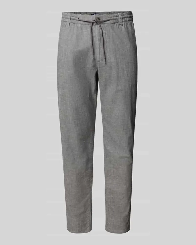 McNeal Stoffhose aus Baumwoll-Leinen-Mix 