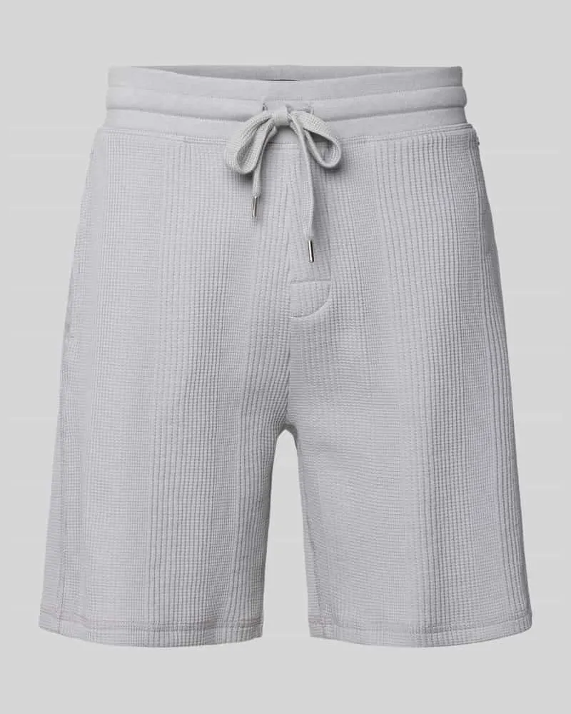 HUGO BOSS Regular Fit Sweatshorts aus Baumwoll-Mix 