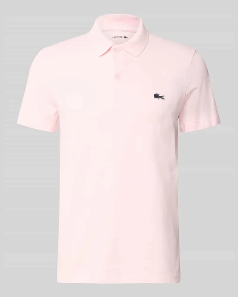 Lacoste Regular Fit Poloshirt aus Baumwoll-Mix Hellrosa