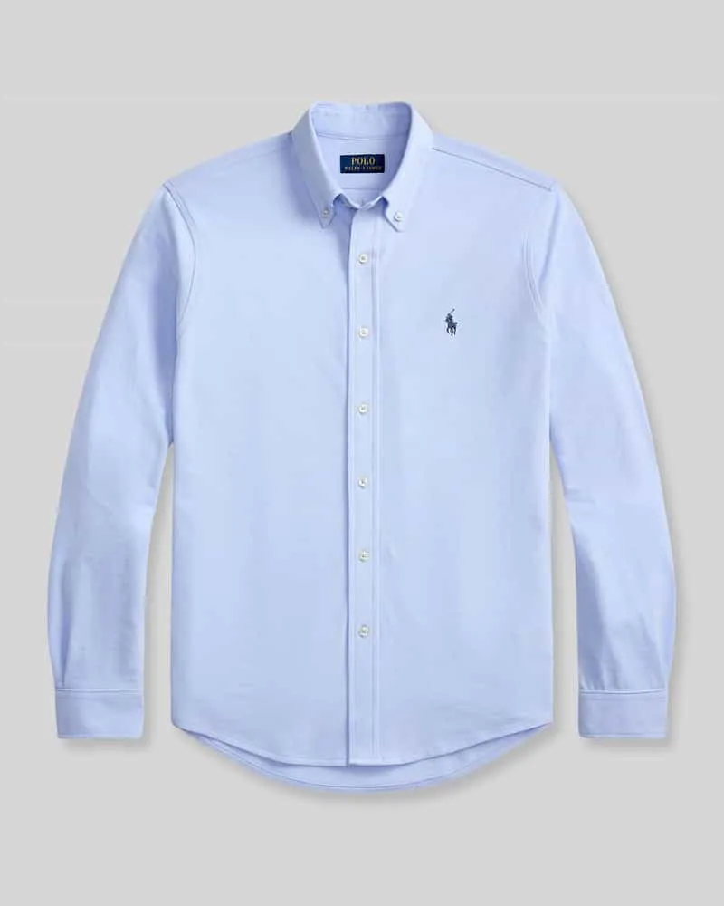 Ralph Lauren Regular Fit Freizeithemd aus reiner Baumwolle Hellblau