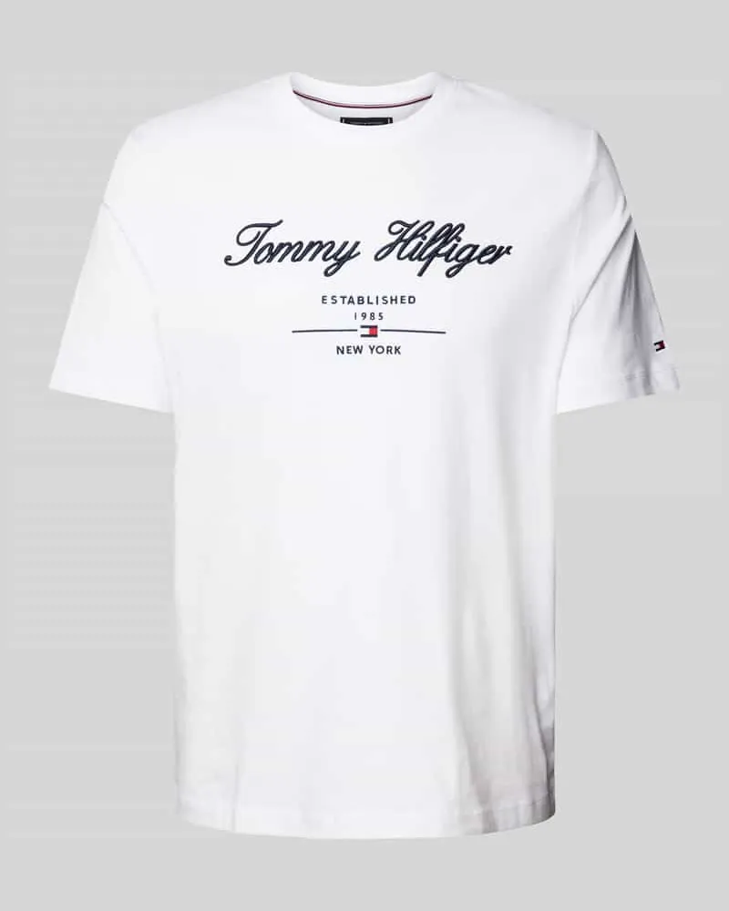 Tommy Hilfiger T-Shirt mit Label-Stitching 
