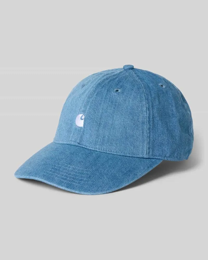 Carhartt WIP Base Cap in Denim-Optik Modell 'Lucas Jeansblau