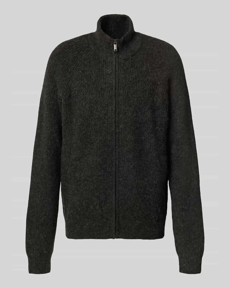 McNeal Strickjacke mit Reißverschluss Dunkelgrau