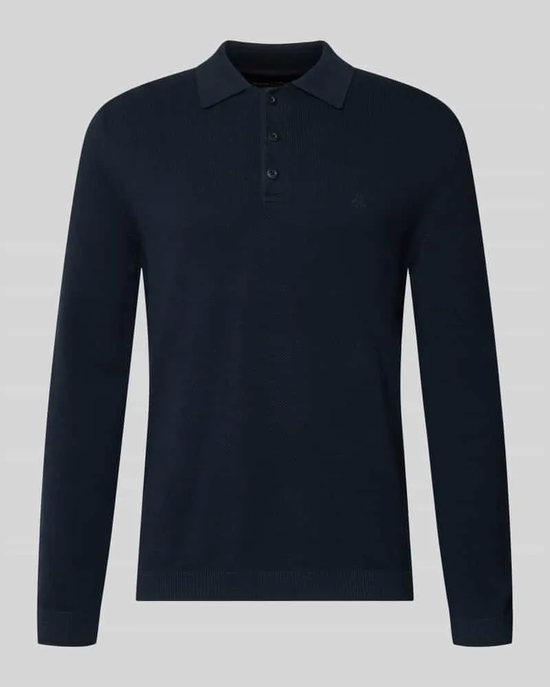 Marc O'Polo Regular Fit Poloshirt aus reiner Baumwolle Marine