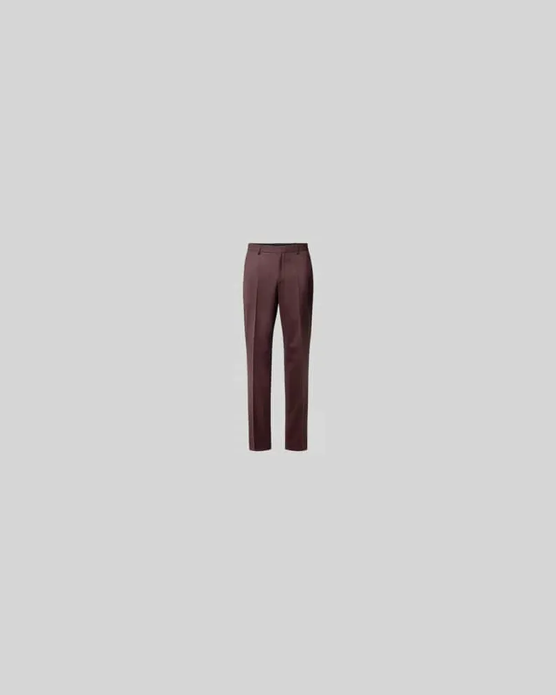 HUGO BOSS Regular Fit Anzughose mit Bügelfalten Modell 'Leon