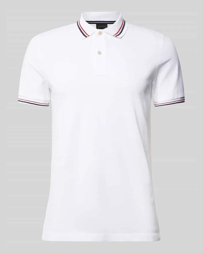 Geox Poloshirt mit Label-Stitching Modell 'Piquee 