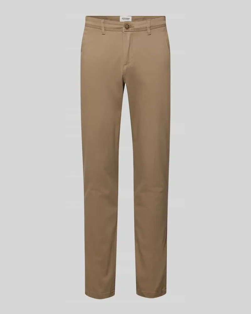 Jack & Jones Stoffhose mit Gesäßtaschen Modell 'MARCO Beige