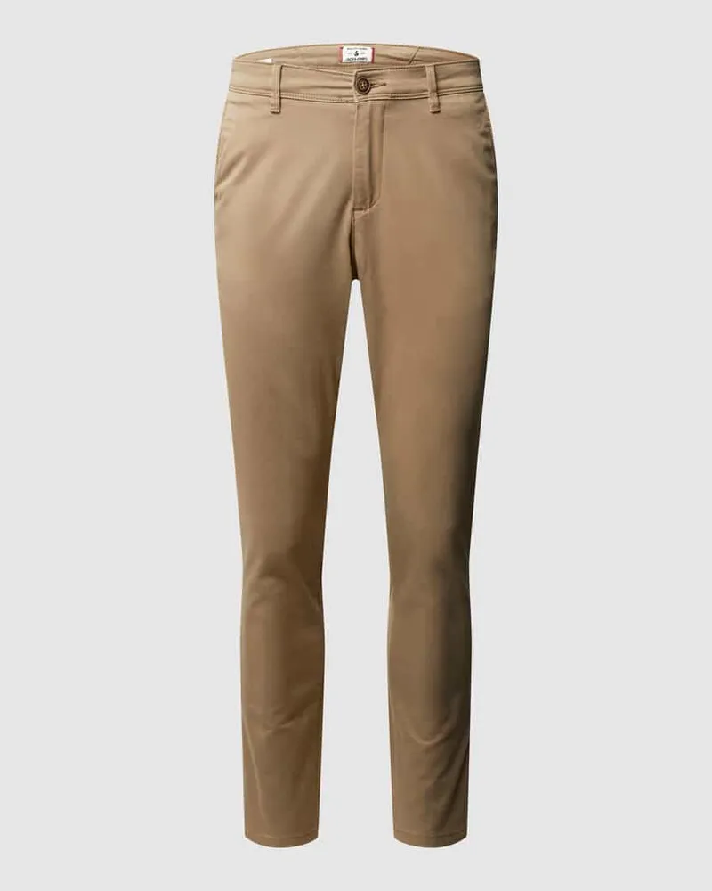 Jack & Jones Slim Fit Chino mit Stretch-Anteil Beige
