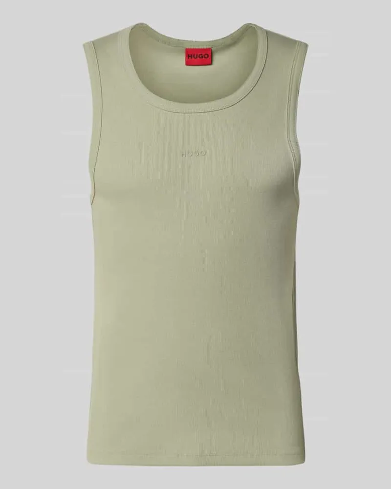 HUGO BOSS Slim Fit Tank Top aus Baumwoll-Mix Modell 'DAPOTA Schilf