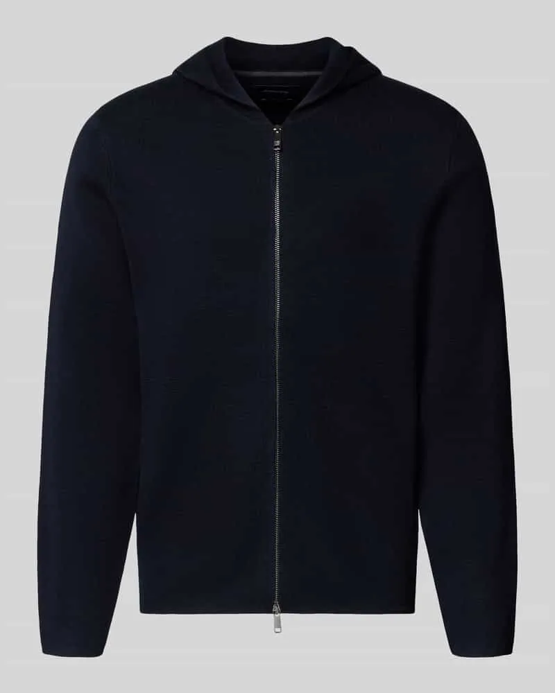 Christian Berg Regular Fit Strickjacke mit Lanawoll-Anteil Marine