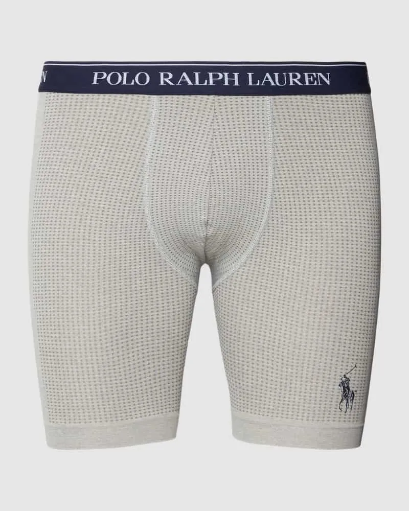 Ralph Lauren Trunks mit Mesh-Einsätzen Modell 'LIGHT SPORT HEATHER Mittelgrau