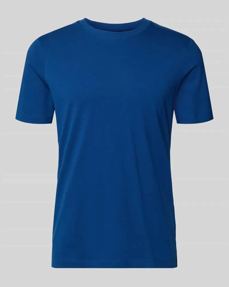 S.Oliver Regular Fit T-Shirt aus reiner Baumwolle Royal