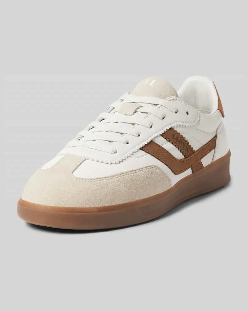 Lloyd Ledersneaker mit Kontrastbesatz Modell 'ELIAN 