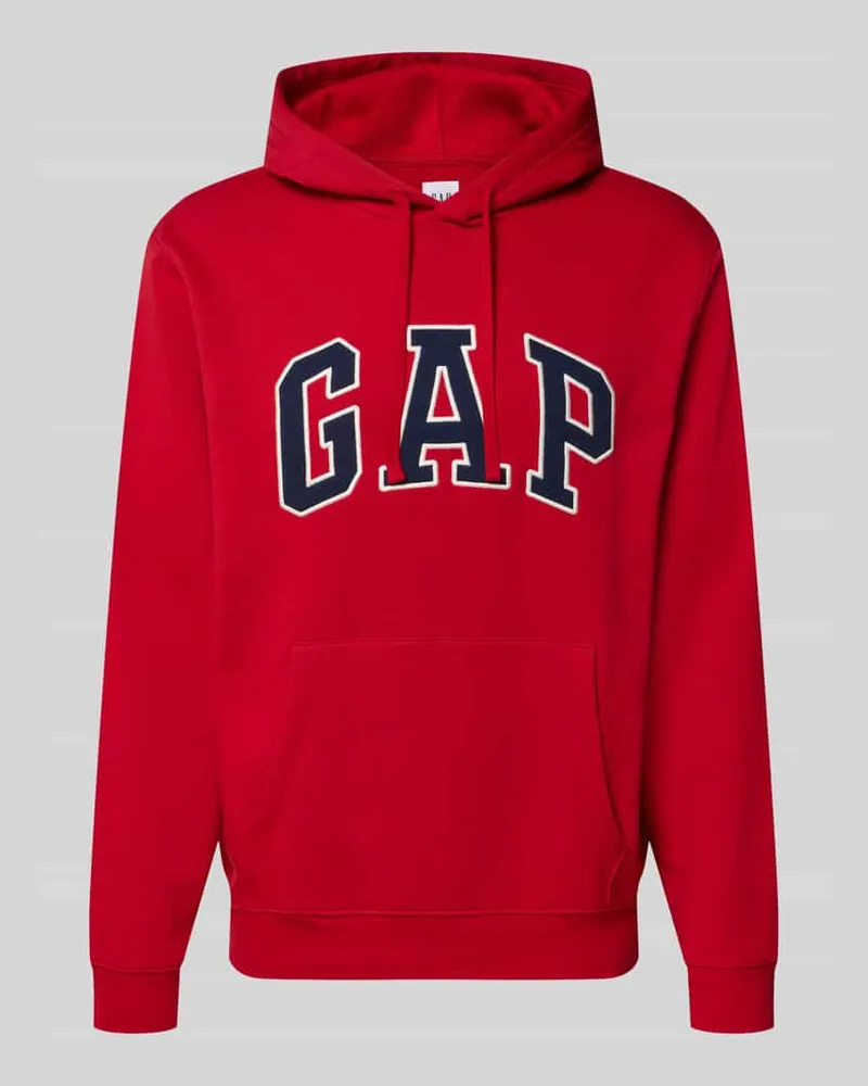 GAP Hoodie mit Kängurutasche Rot