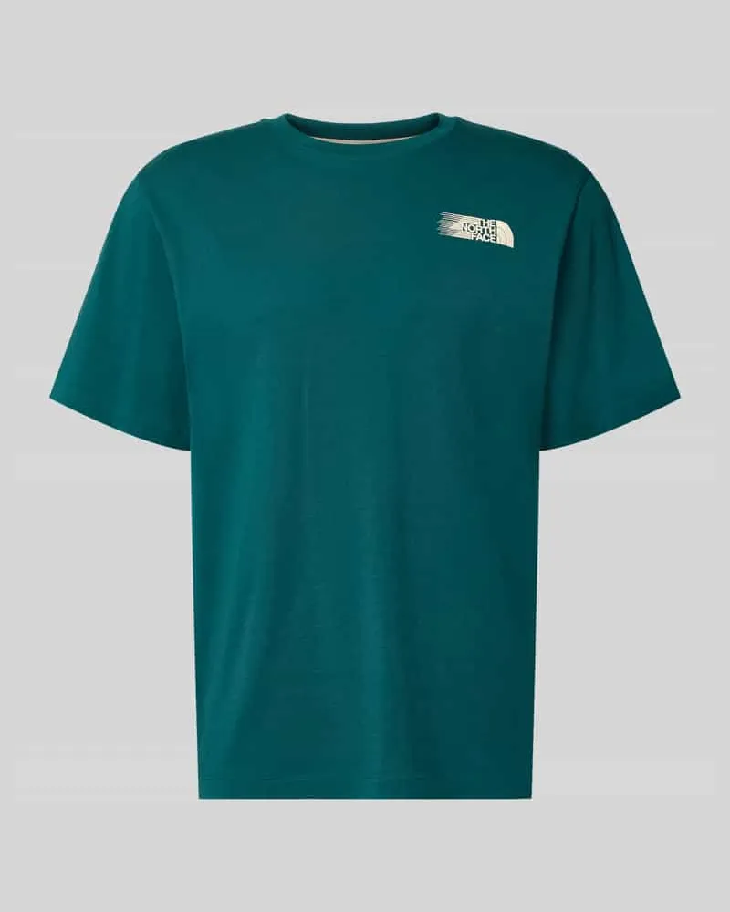 The North Face Relaxed Fit T-Shirt mit Logo-Print Petrol