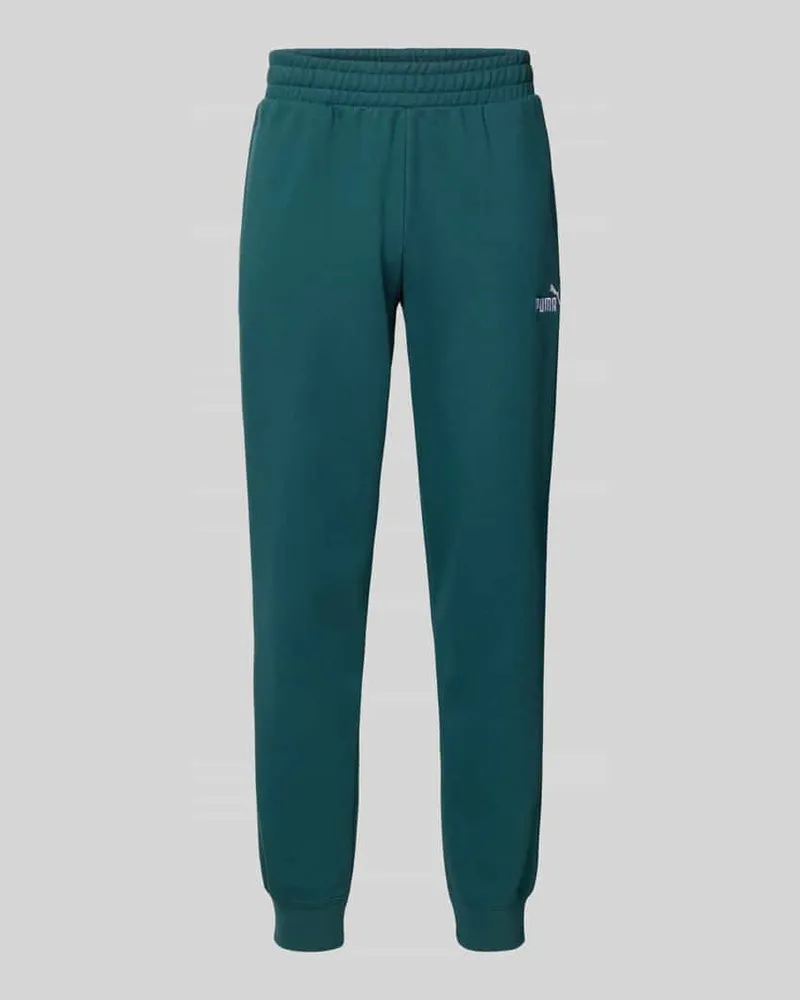 Puma Sweatpants mit Label-Stitching und elastischem Bund 