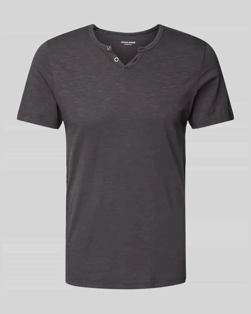 Jack & Jones T-Shirt mit V-Ausschnitt Black