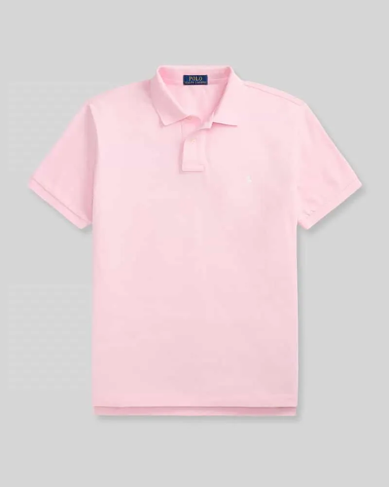 Ralph Lauren Regular Fit Poloshirt aus reiner Baumwolle Pink