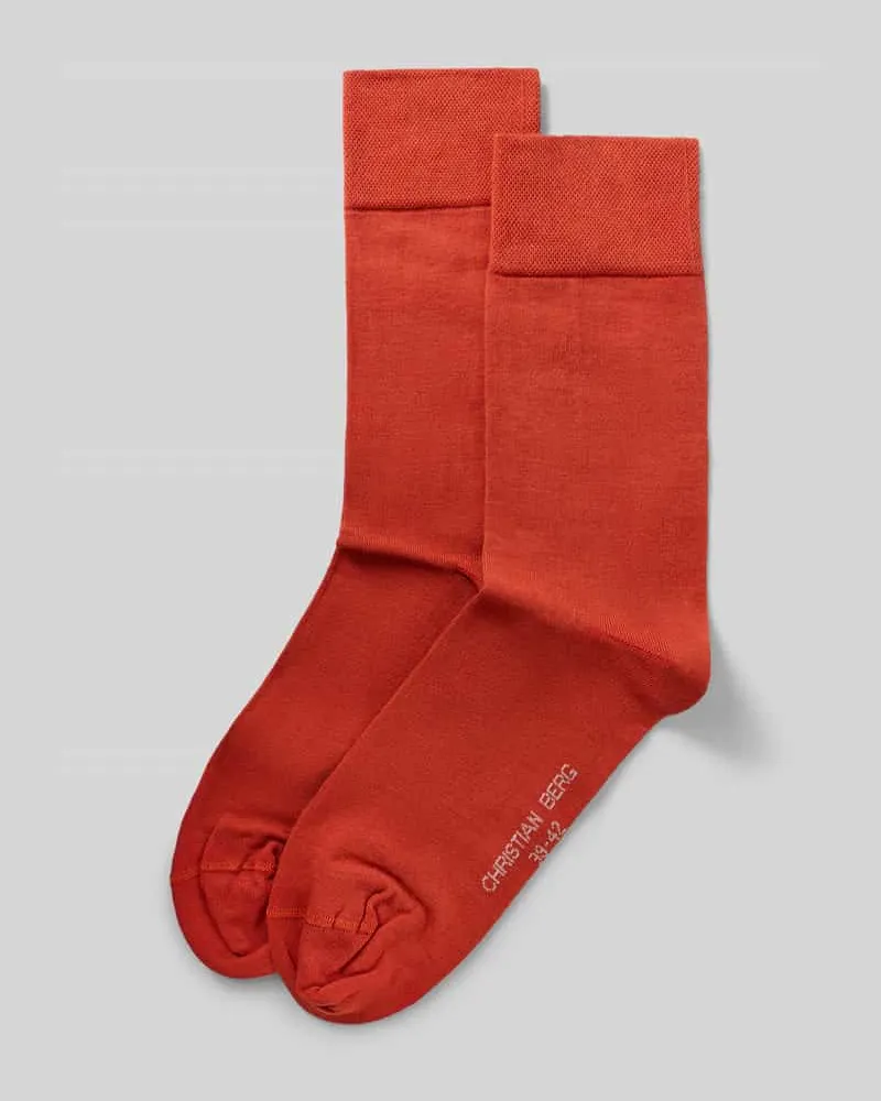 Christian Berg Socken aus Baumwoll-Mix Metallic