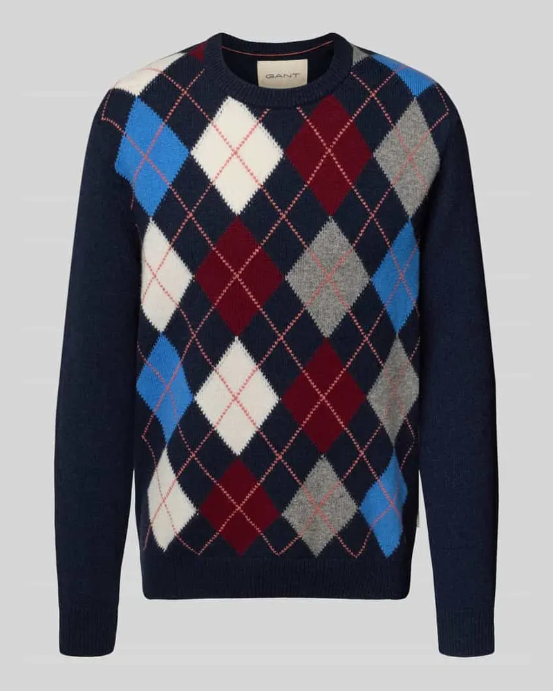 Gant Strickpullover mit Rundhalsausschnitt 