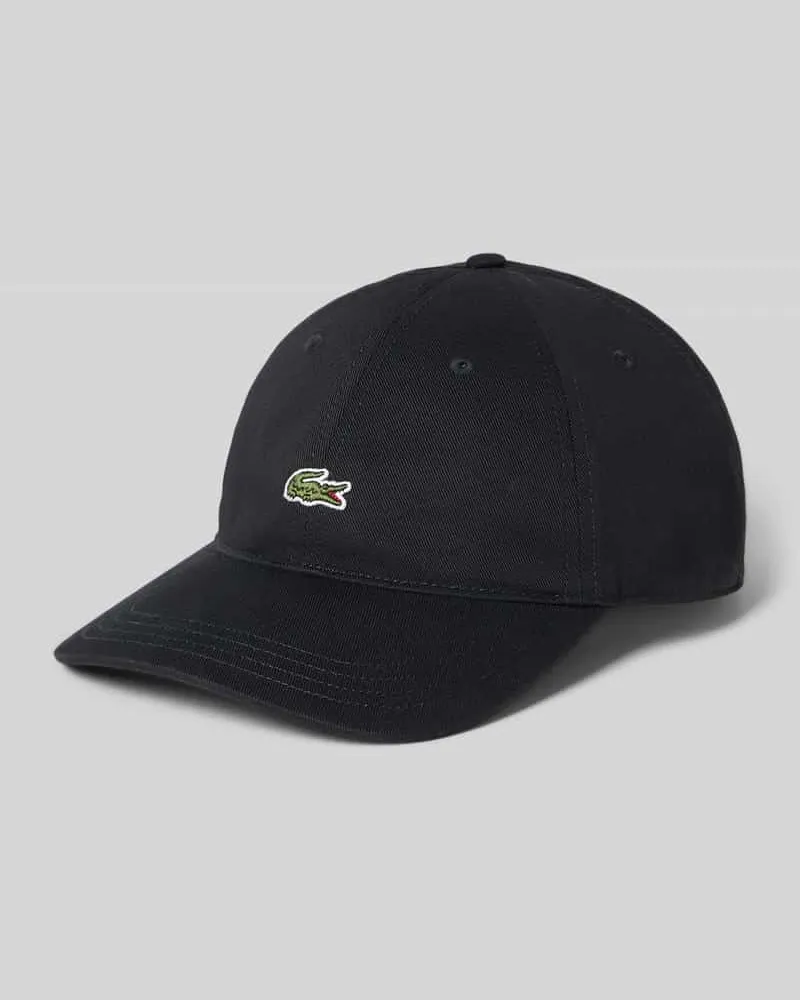 Lacoste Basecap aus reiner Baumwolle Black