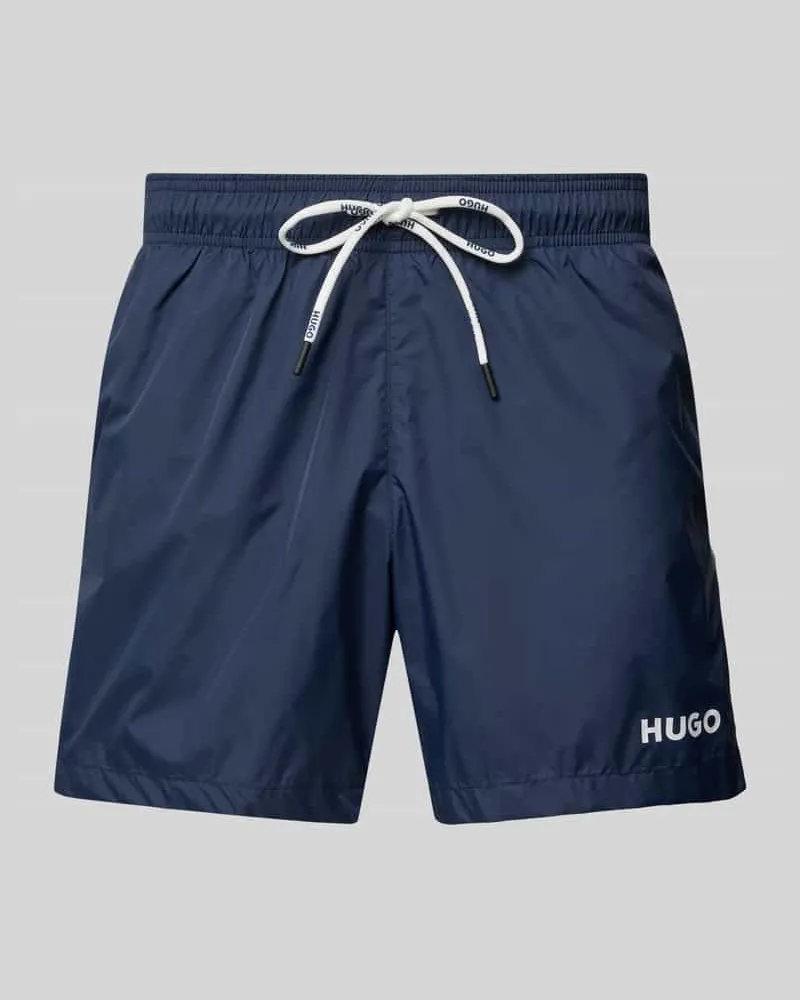 HUGO BOSS Badehose mit elastischem Bund Modell 'HAITI Marine