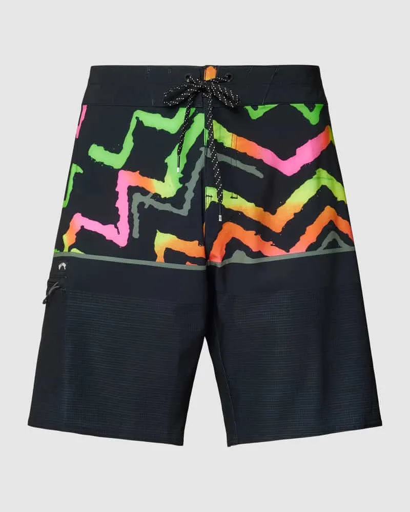 Billabong Badehose mit Allover-Muster Modell 'FIFTY Black