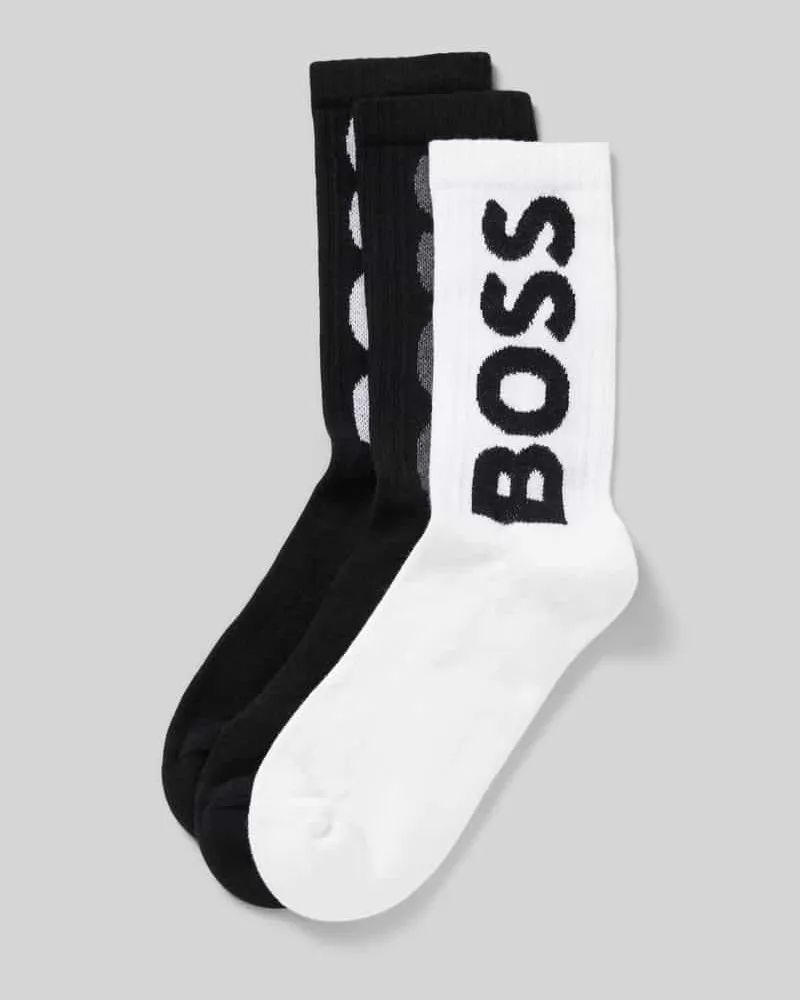 HUGO BOSS Socken mit Label-Detail im 3er-Pack 