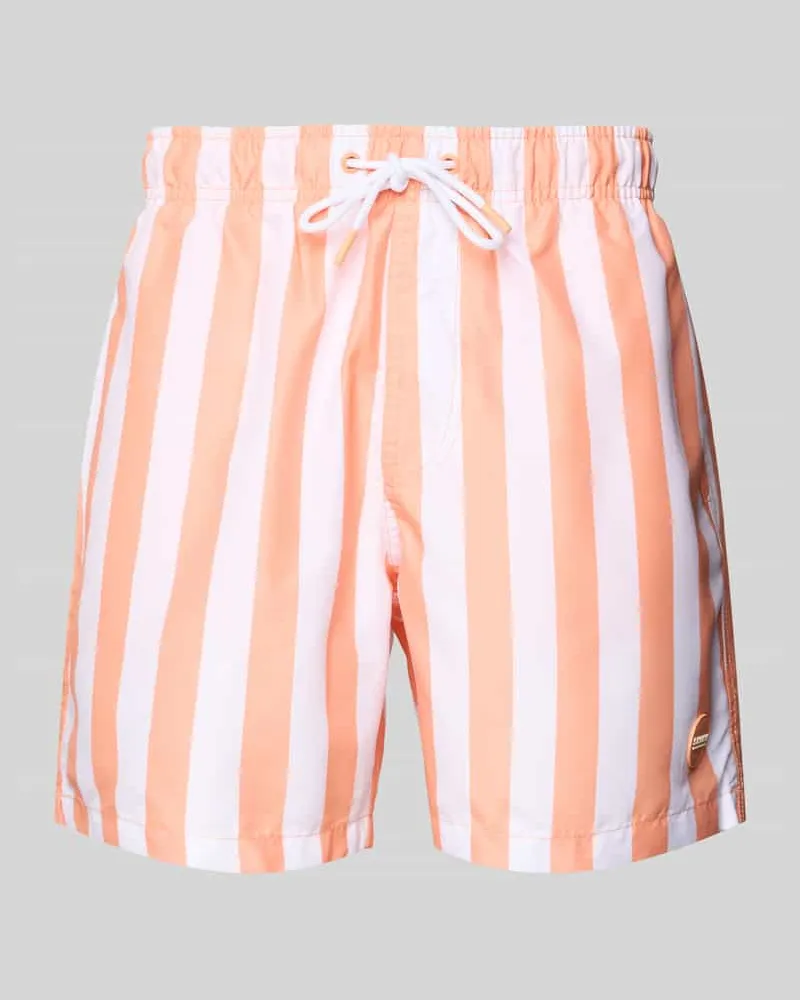 Shiwi Regular Fit Badehose mit Label-Patch 