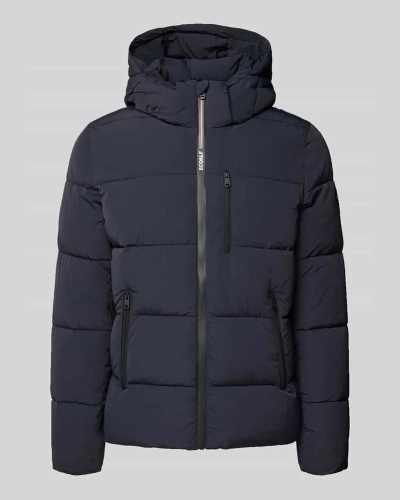 ECOALF Steppjacke mit Reißverschlusstaschen Modell 'BAZON Marine
