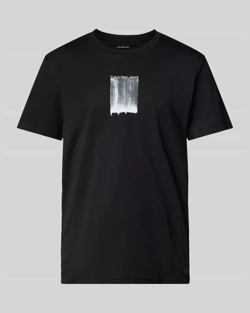 Calvin Klein T-Shirt mit Label-Print 
