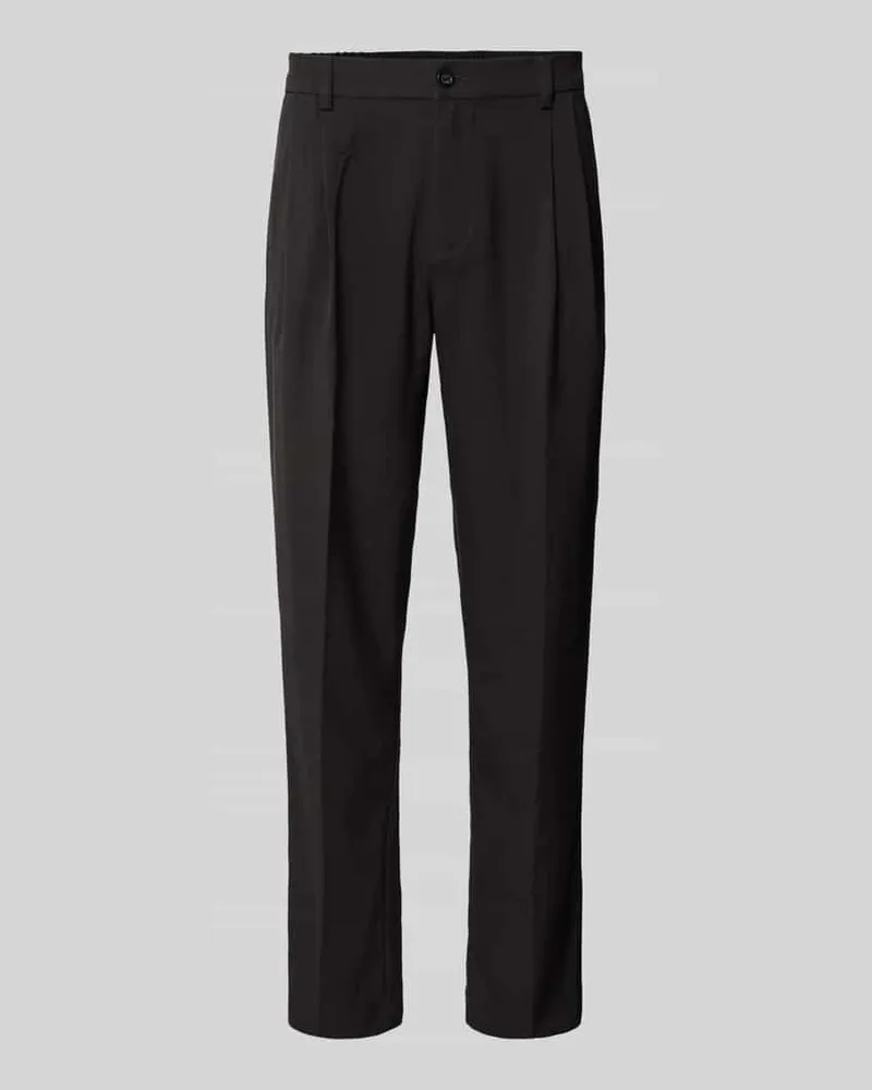 Jack & Jones Baggy Fit Anzughose mit Bundfalten Modell 'Julian 