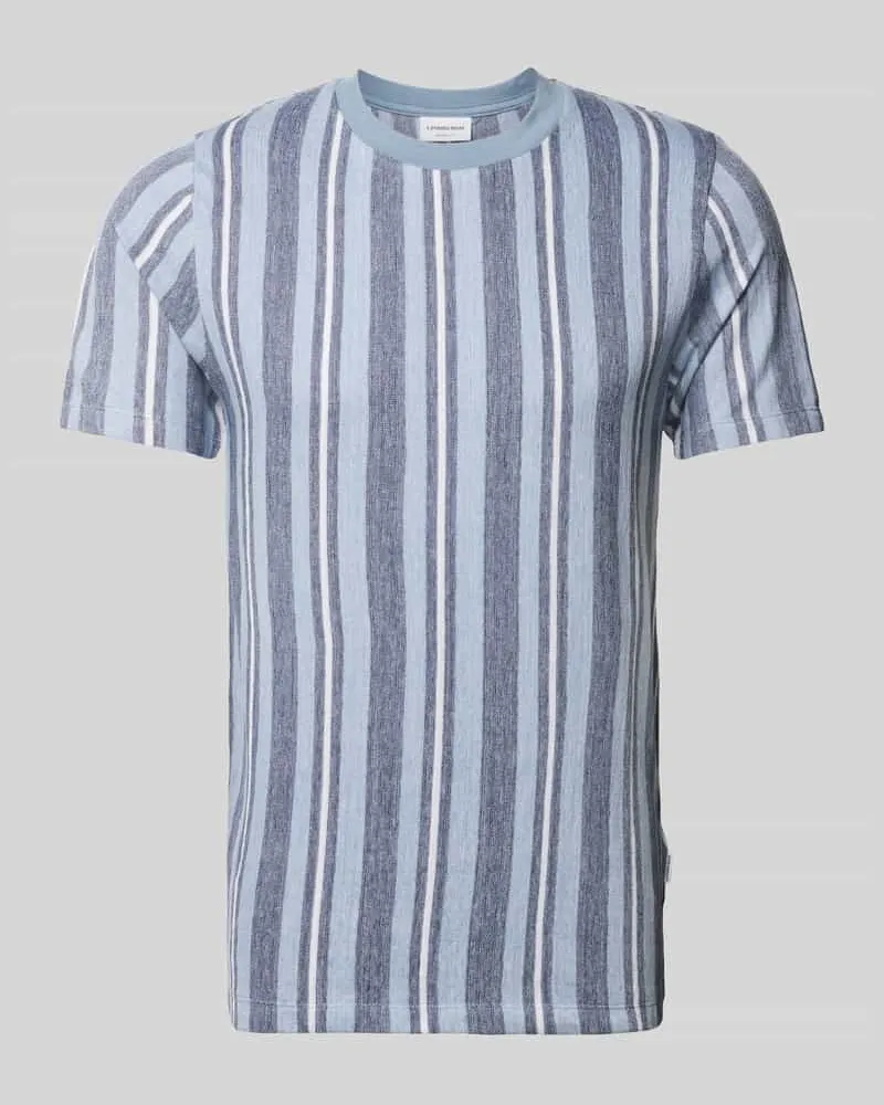 Lindbergh Relaxed Fit T-Shirt mit Streifenmuster Modell 'Towel striped 