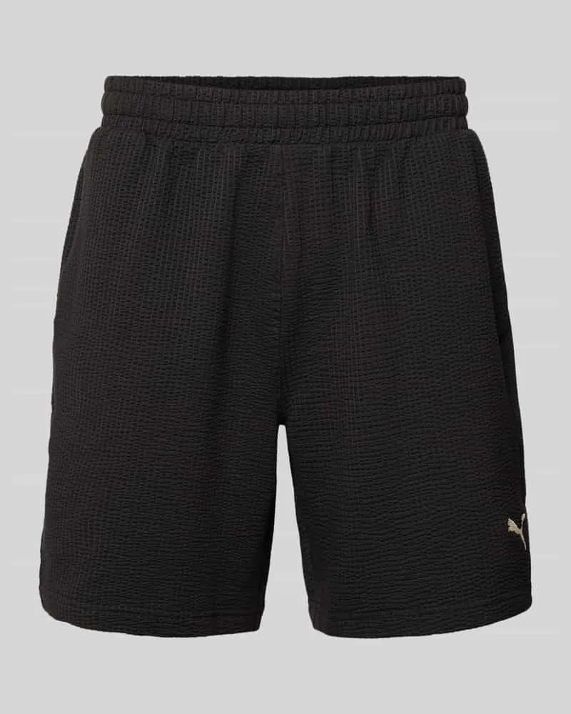 Puma Shorts mit Logo-Stitching Black