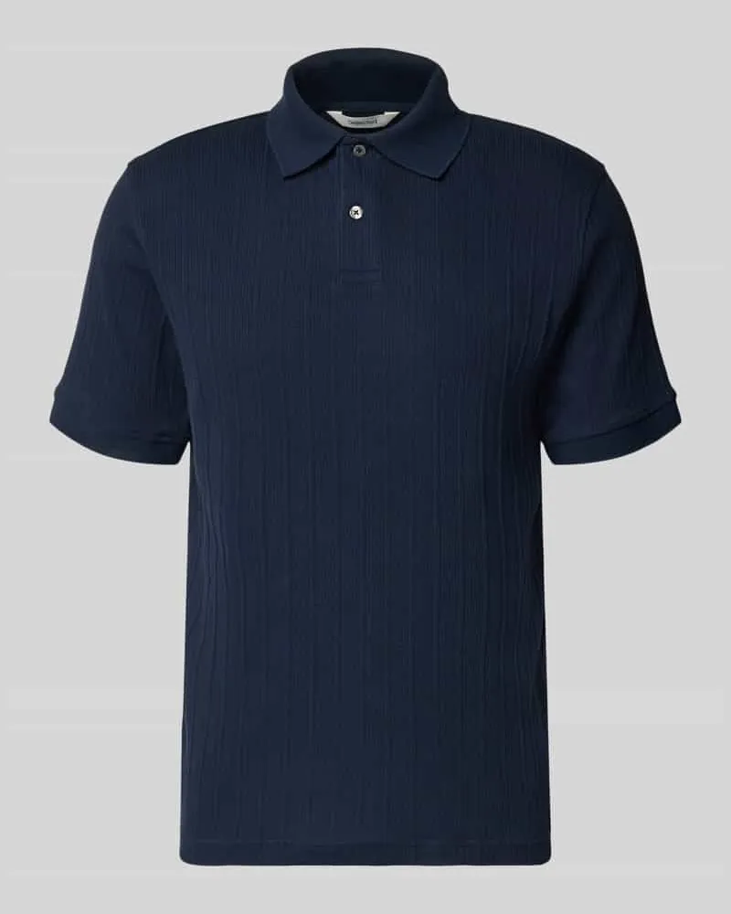 Selected Homme Regular Fit Poloshirt reiner Baumwolle Modell 'COLE Marine