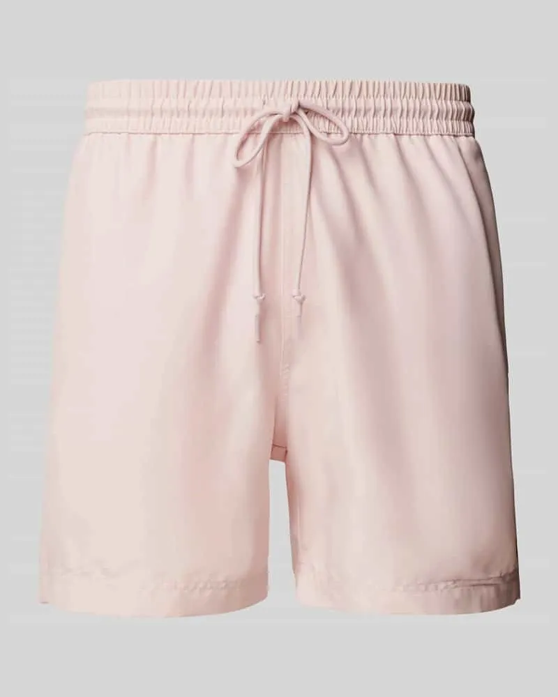 Carhartt WIP Badehose mit Label-Stitching Rosa