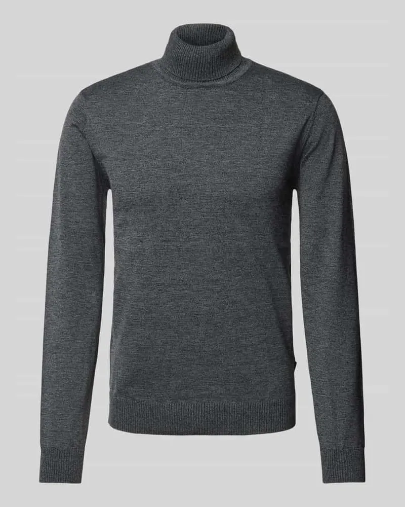 Blend Rollkragenpullover mit Teilungsnähten 