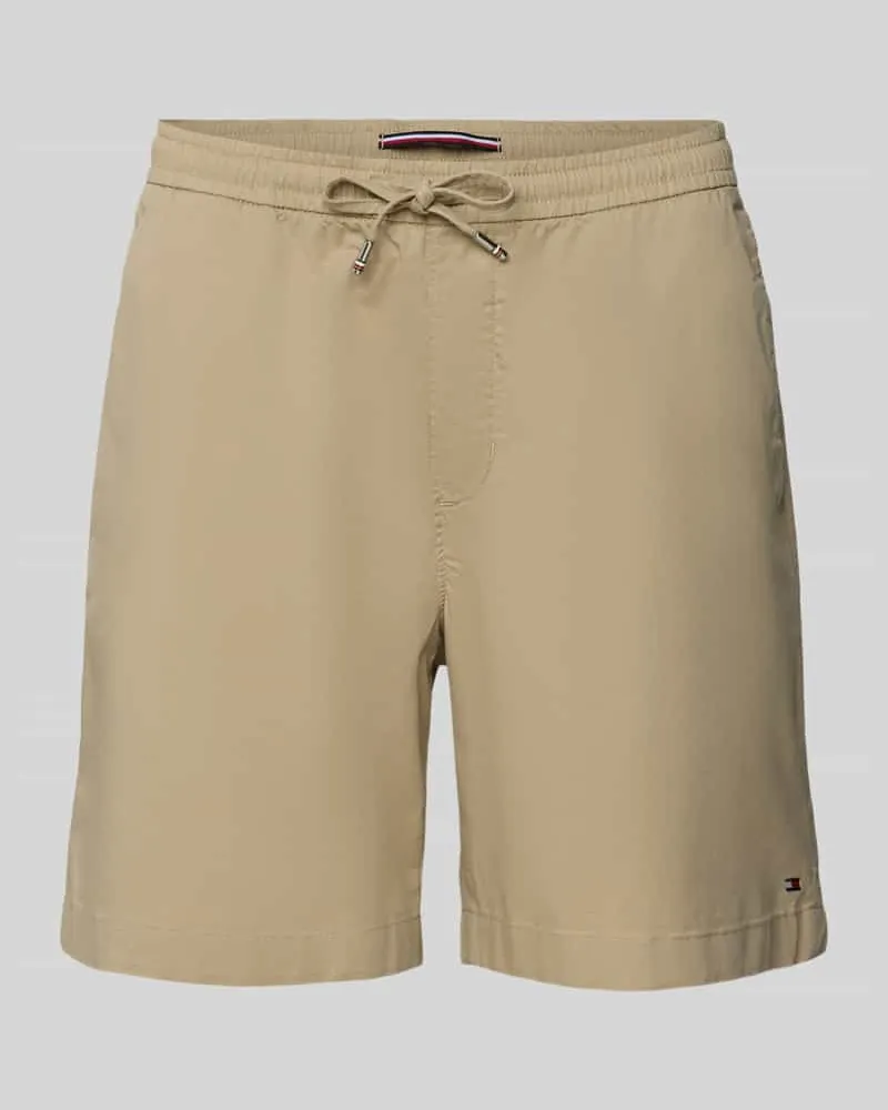 Tommy Hilfiger Regular Fit Shorts aus Baumwoll-Elasthan-Mix 